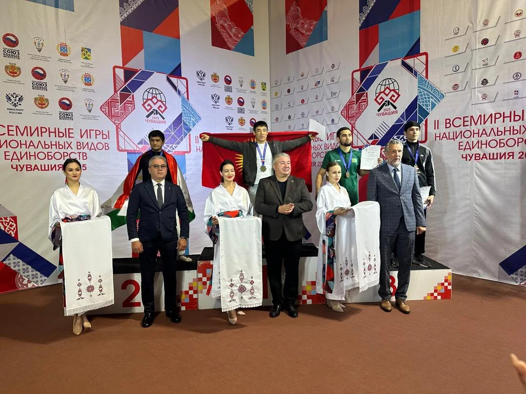Борцы из Кыргызстана завоевали призовые места на Всемирных национальных играх